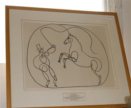 Picasso Le Cirque Ltd Print 1980s